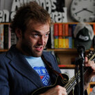 Chris Thile, left performs with Michael Daves at NPR headquarters in Washington, DC for a Tiny Desk Concert on Monday May 23, 2011. Chris Thile, left performs with Michael Daves at NPR headquarters in Washington, DC for a Tiny Desk Concert on Monday May 23, 2011.