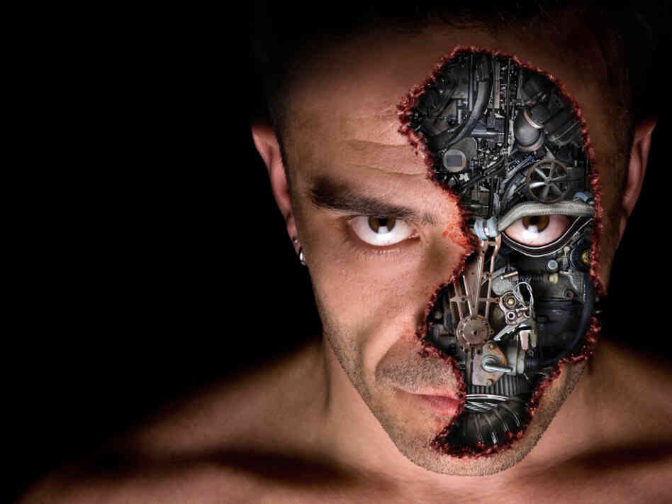 An evil bionic man