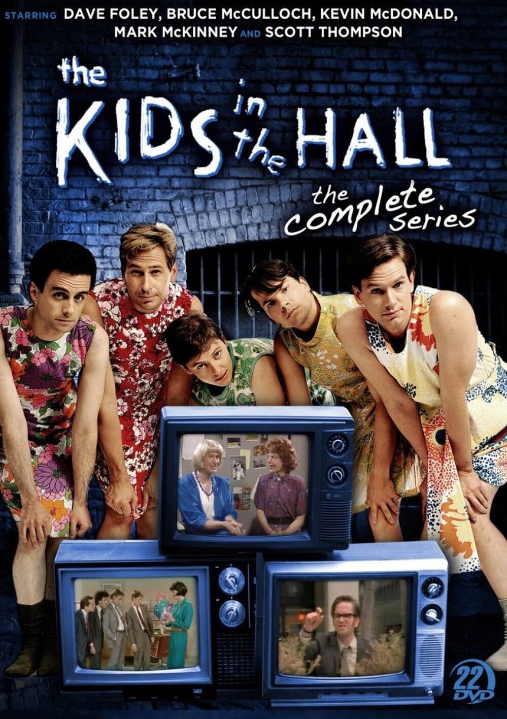 The cover of the new edition of the Kids In The Hall megaset.