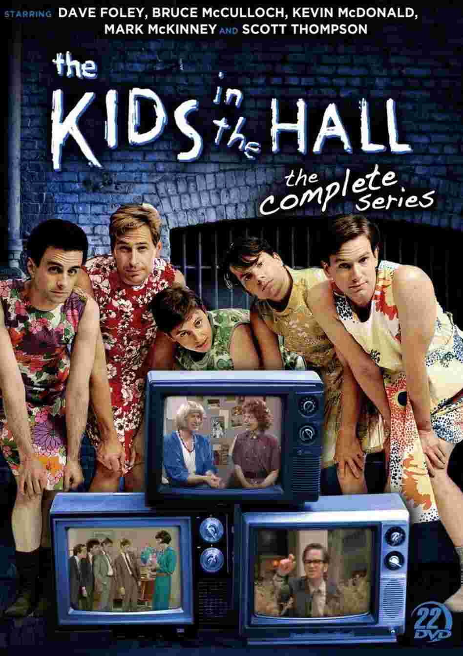 The cover of the new edition of the Kids In The Hall megaset.