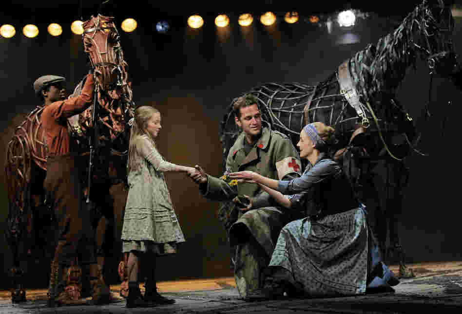 A scene from the Lincoln Center production of War Horse. The Handspring Puppet Company is set to win a special Tony award during Sunday's telecast.