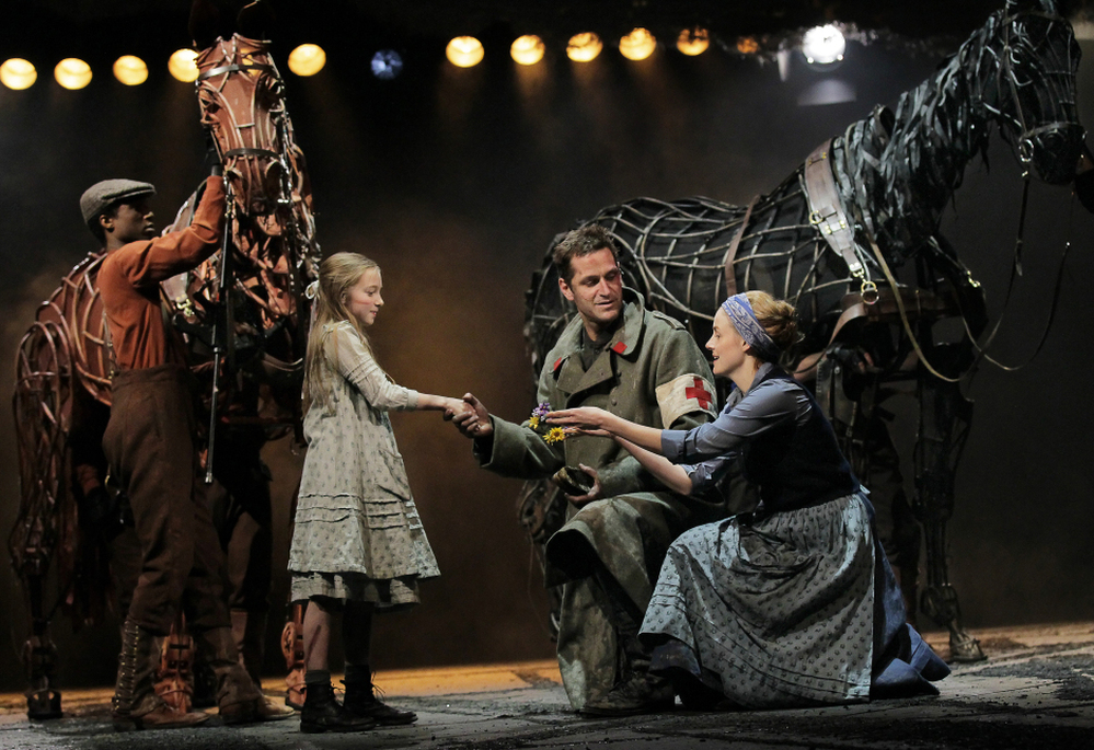 A scene from the Lincoln Center production of War Horse. The Handspring Puppet Company is set to win a special Tony award during Sunday's telecast.
