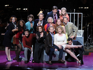 The cast of Company includes Christina Hendricks, Martha Plimpton, Patti LuPone, Neil Patrick Harris, Jon Cryer, Craig Bierko and Stephen Colbert. The cast of Company includes Christina Hendricks, Martha Plimpton, Patti LuPone, Neil Patrick Harris, Jon Cryer, Craig Bierko and Stephen Colbert.