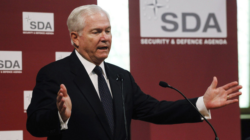 Secretary of Defense Robert Gates offering his blunt assessment of NATO earlier today (June 10, 2011) in Brussels.