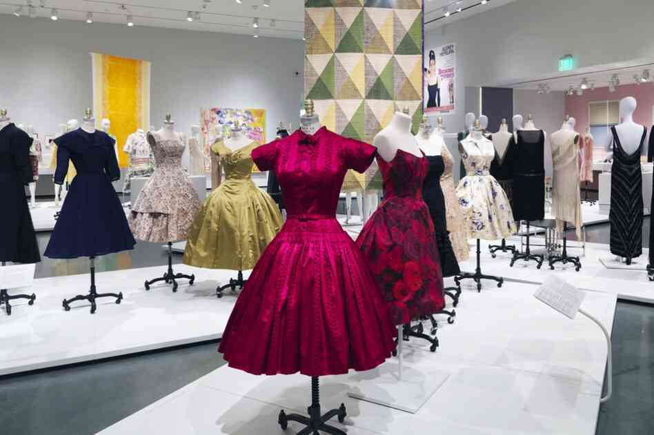 Walking through Cocktail Culture at the Rhode Island School of Design's Museum of Art feels like attending a six-decade-long cocktail party. Above, a cocktail dress, ca. 1949, designed by Norman Norell and Anthony Traina. 