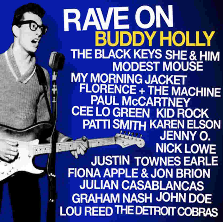 Album cover for Rave On Buddy Holly Album cover for Rave On Buddy Holly