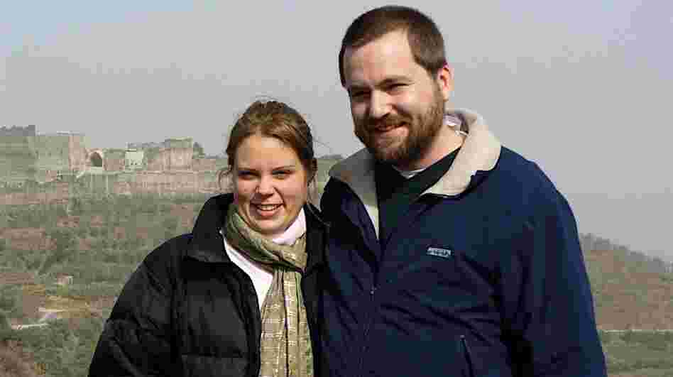 Tom MacMaster and his wife Britta Froelicher. This picture was in a Picasa album titled "Syria/It's THE BEST!" This picture was is in the same album that contained the nine pictures Amina Araf sent to a friend.