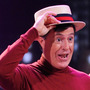 The political satirist and comedian talks about his recent performance in Sondheim's Broadway show.