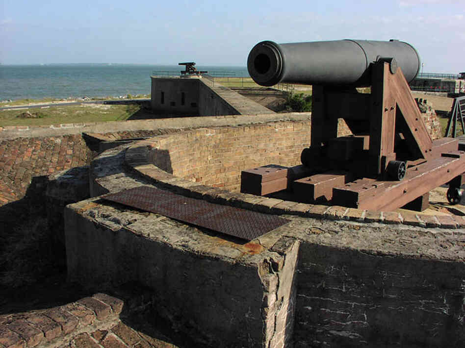 Fort Gaines, located on Dauphin Island, Ala., played a pivotal role in the Civil War Battle of Mobile Bay in 1864. Four hundred feet of the historic battle site has already been lost to erosion. 