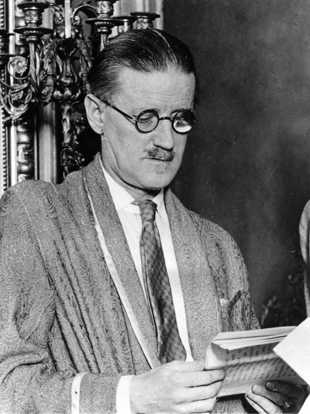 Irish author James Joyce, seen here in 1931.