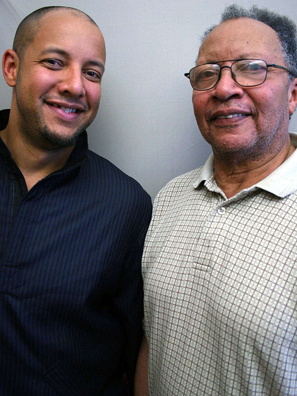 Walter Dean Myers, 73, spoke with his son, Christopher Myers, 36, about his efforts to make an impression on his father.