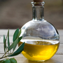 Olive oil bottle.