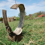 A radio-tracking collar worn by a tiang was cut off by hunters after the animal was shot. Conservationists track wildlife in South Sudan to help the government devise anti-poaching strategies after decades of devastating civil war. A radio-tracking collar worn by a tiang was cut off by hunters after the animal was shot. Conservationists track wildlife in South Sudan to help the government devise anti-poaching strategies after decades of devastating civil war.