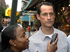 Rep. Anthony Weiner interviewed by journalists near his Queens home, Saturday, June 11, 2011. Rep. Anthony Weiner interviewed by journalists near his Queens home, Saturday, June 11, 2011.