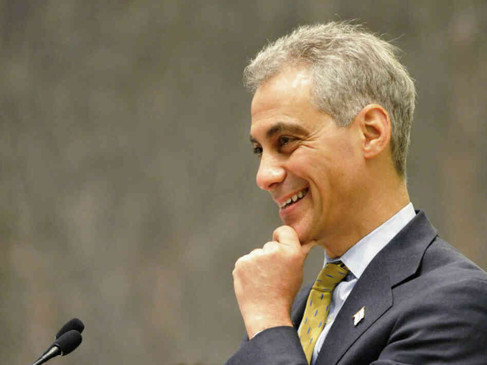 Chicago Mayor Rahm Emanuel presides over his first City Council meeting at City Hall on May 18.