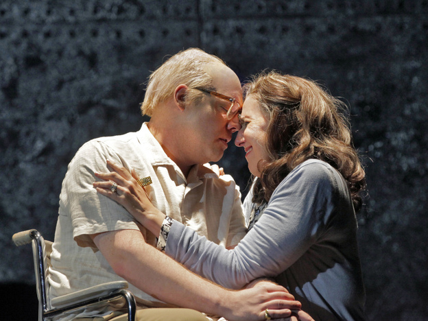 Brian Mulligan as Leon Klinghoffer and Nancy Maultsby as  Marilyn Klinghoffer in the 2011 Opera Theatre of Saint Louis production of The  Death of Klinghoffer.