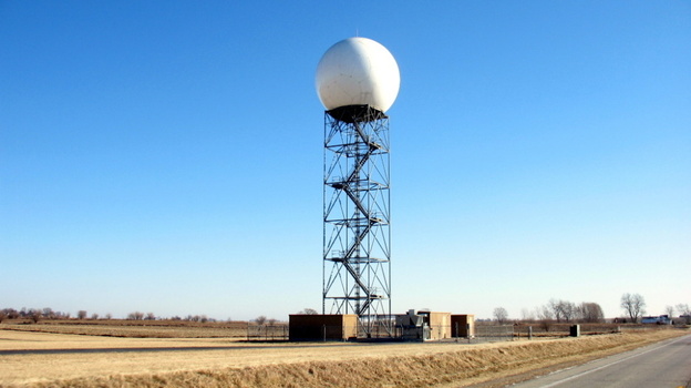 This NEXRAD radar tower is located in central Illinois. It's part of a network of sensors that help scientists track and predict tornadoes and other weather. Scientists want to supplement this system with an even more precise tracking system to help them become better at predicting severe weather. This NEXRAD radar tower is located in central Illinois. It's part of a network of sensors that help scientists track and predict tornadoes and other weather. Scientists want to supplement this system with an even more precise tracking system to help them become better at predicting severe weather.
