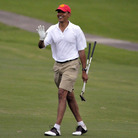 Dec. 29, 2008, file photo: Barack Obama (then the president-elect) golfing in Hawaii. Dec. 29, 2008, file photo: Barack Obama (then the president-elect) golfing in Hawaii.