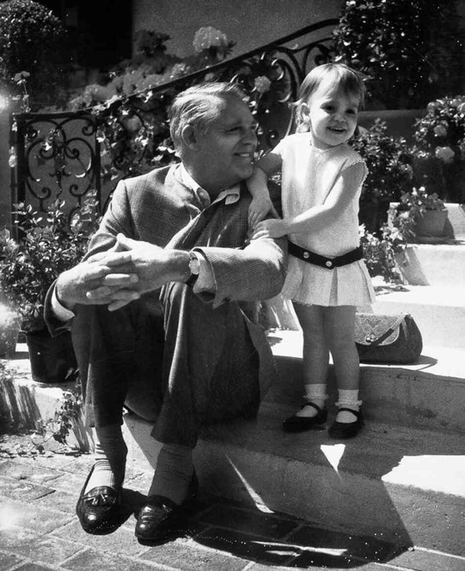 Cary Grant retired from acting when his daughter was born in 1966. This photo of father and daughter was taken around 1969.