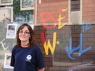 Portsmouth Public Health Nurse Lisa Roberts helped found the Scioto County Prescription Drug Action Team. Behind her is a memorial to victims of prescription drug abuse. Portsmouth Public Health Nurse Lisa Roberts helped found the Scioto County Prescription Drug Action Team. Behind her is a memorial to victims of prescription drug abuse.