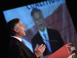 Former Utah Gov. Jon Huntsman addresses the Faith and Freedom Coalition in Washington, D.C. In the upcoming Republican primaries, limits on carbon emissions - which Huntsman once supported - are not expected to be a pivotal issue. Former Utah Gov. Jon Huntsman addresses the Faith and Freedom Coalition in Washington, D.C. In the upcoming Republican primaries, limits on carbon emissions - which Huntsman once supported - are not expected to be a pivotal issue.