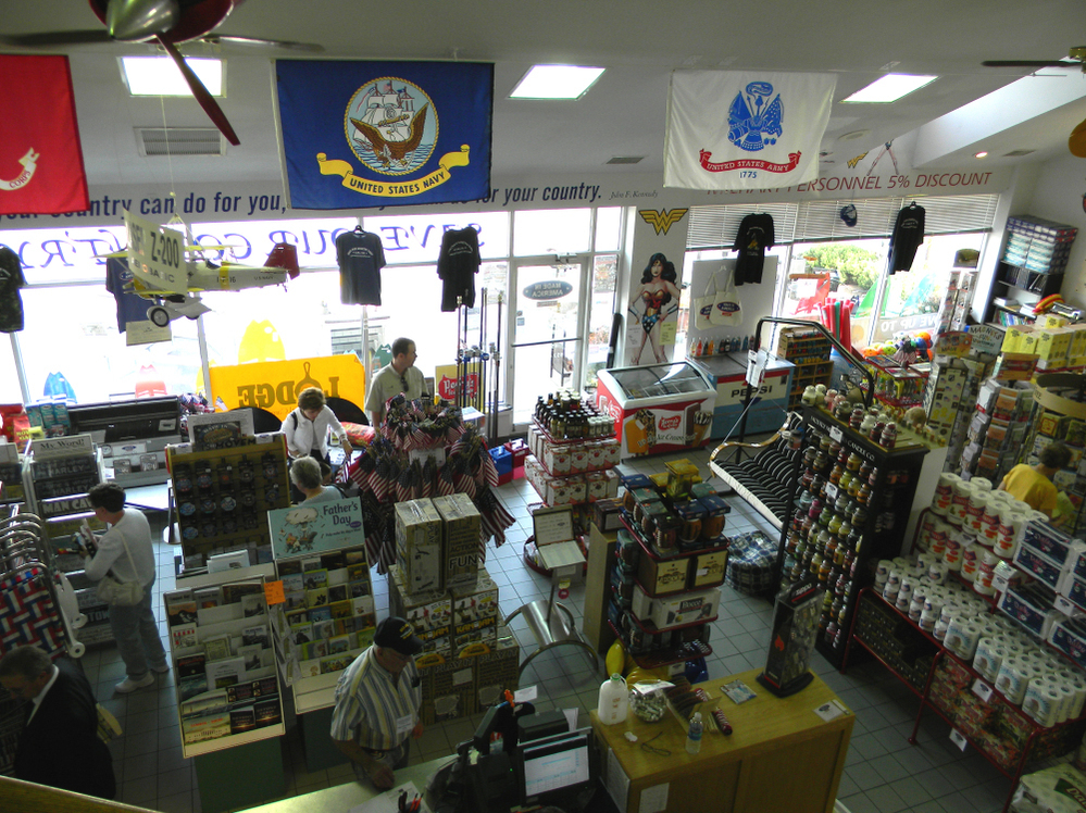 Customers are eager to shop the store's 3,000 American-made products.