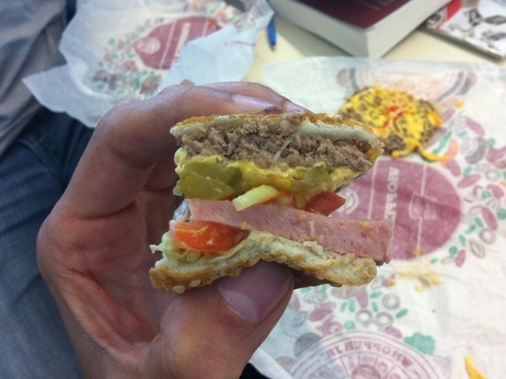 An alternate, with burger AND Spam. An alternate, with burger AND Spam.