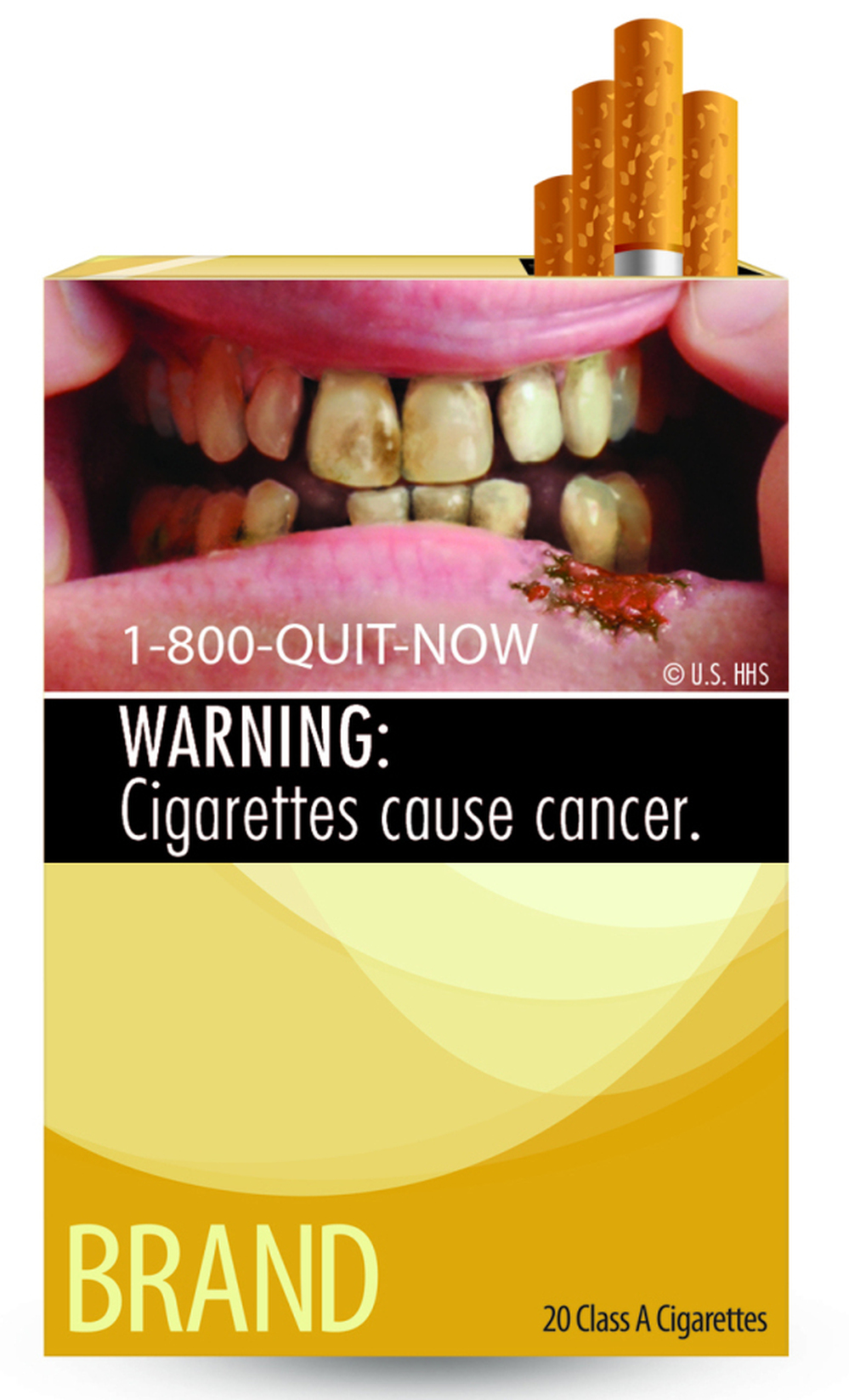 Coming next year to cigarette packs across the nation.