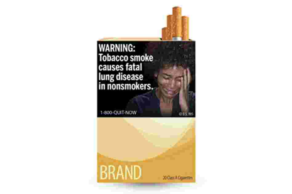The new cigarette health warning labels released by the FDA. This marks the first change in cigarette labels in 25 years.