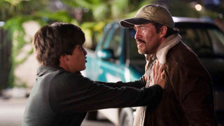 It Gets Better: Luis (José Julián, left) and his father Carlos (Demián Bichir) have a contentious relationship, as the son flirts with street gangs while his dad works long hours as an undocumented laborer. The film depicts their story with only the occasional lapse into heavy-handedness. It Gets Better: Luis (José Julián, left) and his father Carlos (Demián Bichir) have a contentious relationship, as the son flirts with street gangs while his dad works long hours as an undocumented laborer. The film depicts their story with only the occasional lapse into heavy-handedness.