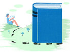Illustration: Ants carry a book. Illustration: Ants carry a book.