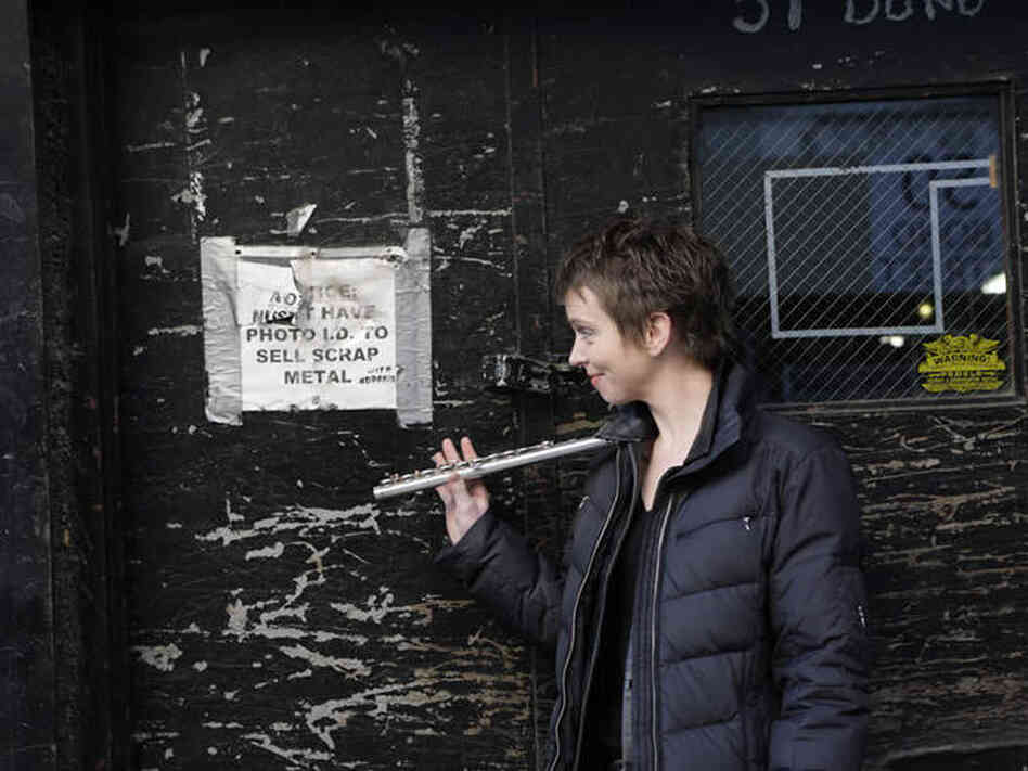 Flutist Claire Chase.