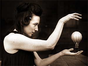 Shara Worden leads the ensemble My Brightest Diamond. Shara Worden leads the ensemble My Brightest Diamond.