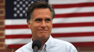 Former Massachusetts Governor Mitt Romney in Aurora, Colorado on June 20. Romney is one of two presidential hopefuls who has not signed a hard-line anti-abortion pledge.