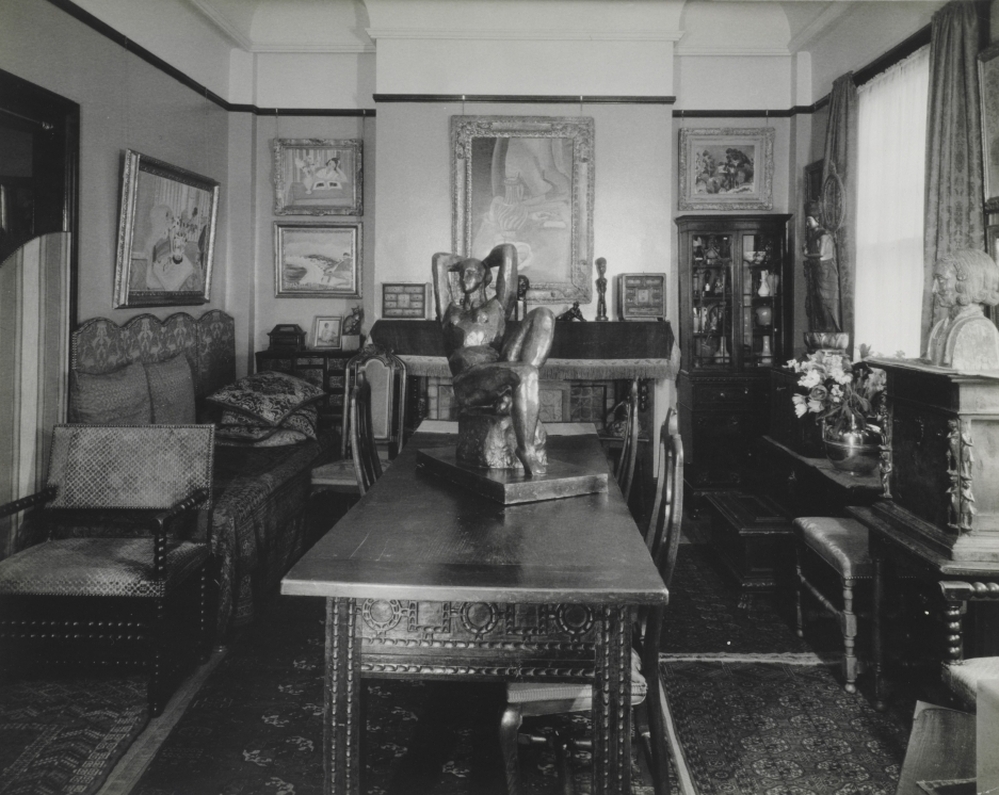 The sisters' apartments were filled with art. The collection grew so large that Claribel rented a second apartment and devoted her first (above) solely to what she called "her museum."