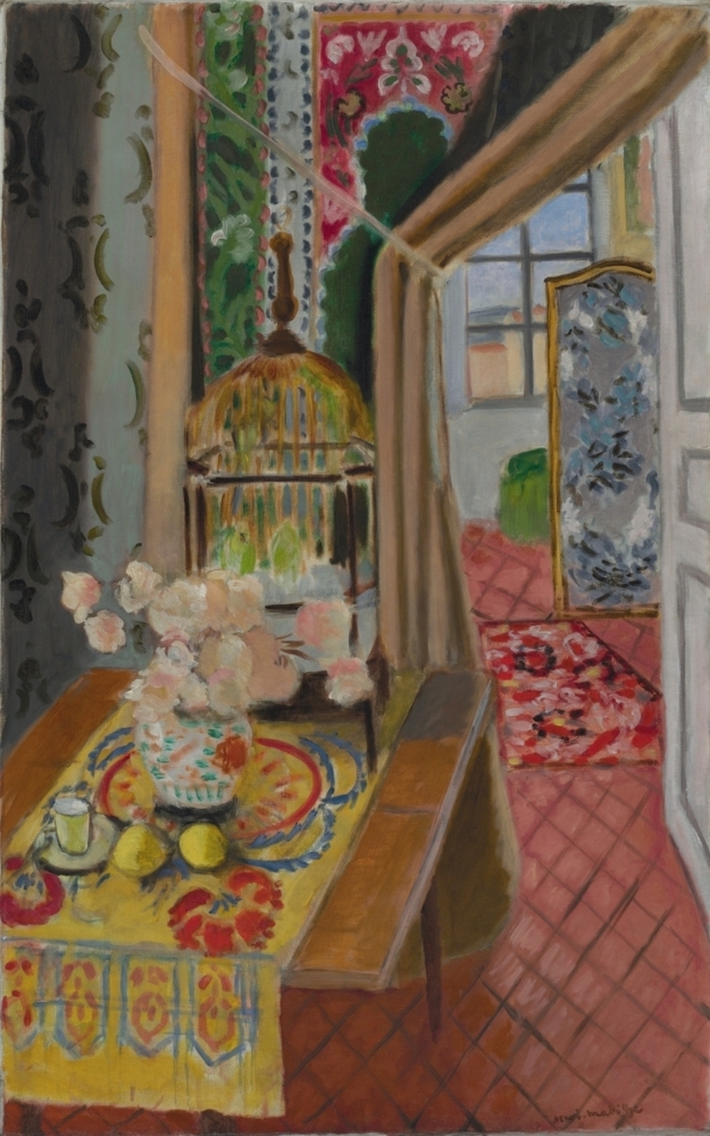 The sisters owned 500 works by Matisse, including his 1924 work, Interior, Flowers and Parakeets. Their Matisse collection is considered the largest and most significant in the world.