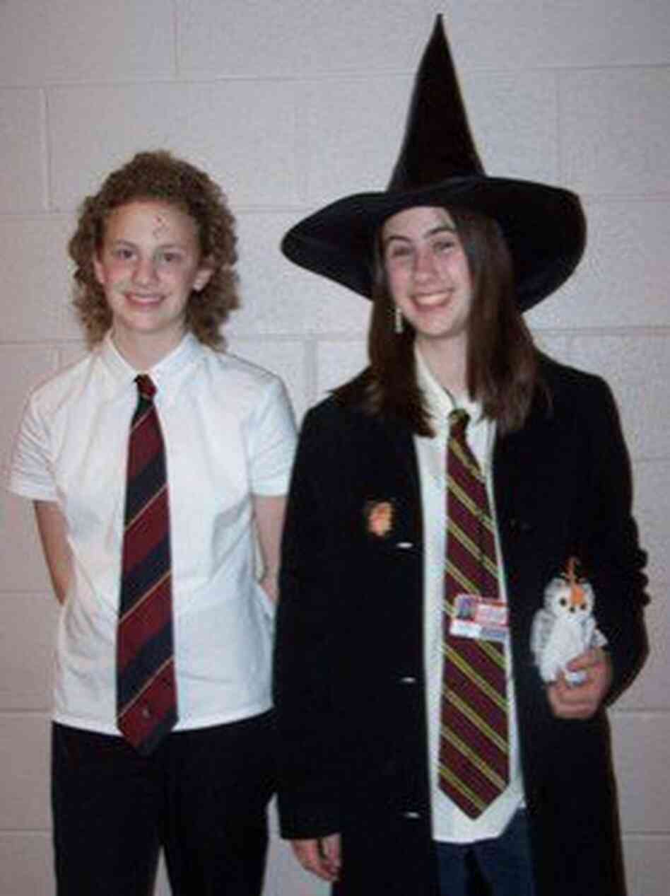 Annie Ropeik (left), pictured in 2005 wearing her Harry Potter attire, is a rising senior at Boston University with an imaginary major in Harry Potter studies. Annie Ropeik (left), pictured in 2005 wearing her Harry Potter attire, is a rising senior at Boston University with an imaginary major in Harry Potter studies.