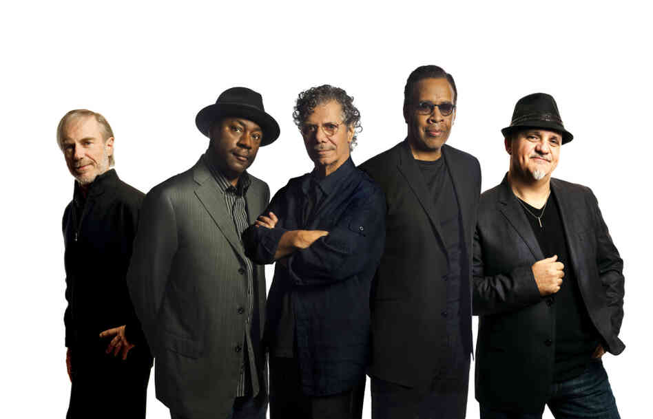 The latest reincarnation of Return to Forever, which calls itself Return to Forever IV. L-R: Jean-Luc Ponty, Lenny White, Chick Corea, Stanley Clarke, Frank Gambale. The latest reincarnation of Return to Forever, which calls itself Return to Forever IV. L-R: Jean-Luc Ponty, Lenny White, Chick Corea, Stanley Clarke, Frank Gambale.