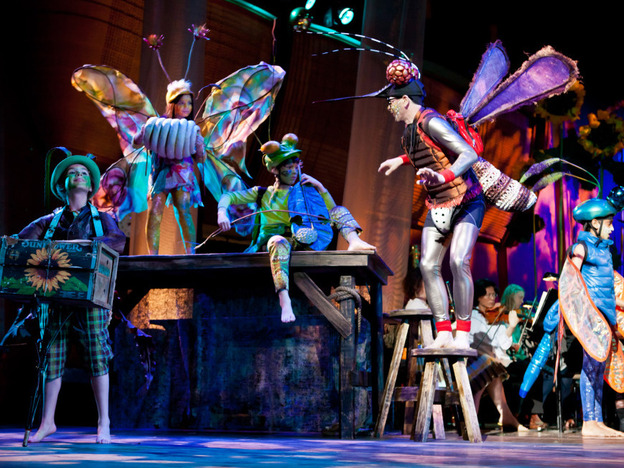Children in Janacek's The Cunning Little Vixen, being staged at the New York Philharmonic June 22-25, 2011.