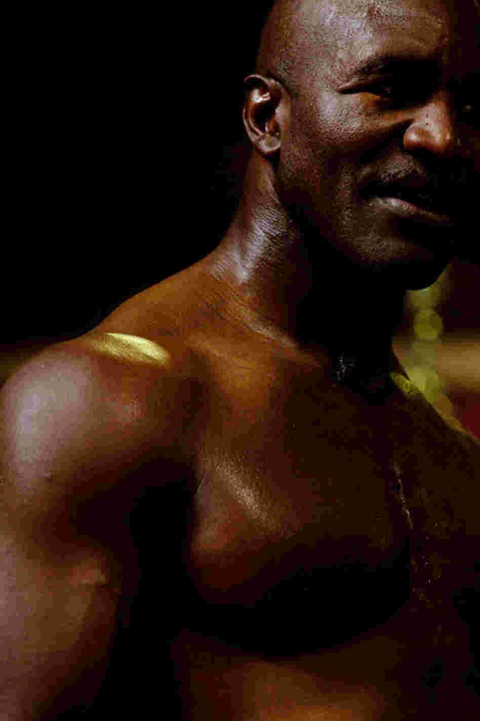 Former World Heavyweight Champion boxer Evander Holyfield trains at the A.D. Williams Recreation Center on the west side of downtown Atlanta.
