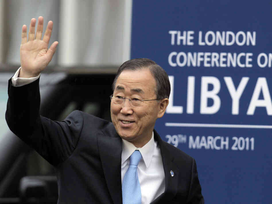 U.N. Secretary-General Ban Ki-moon. U.N. Secretary-General Ban Ki-moon.