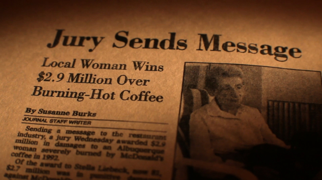 The new documentary Hot Coffee presents filmmaker Susan Saladoff's impassioned arguments on four aspects of the civil justice system.