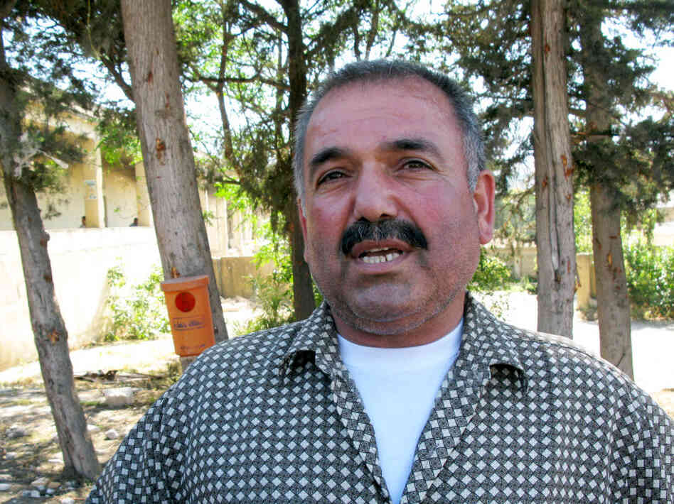Hamid Teljou  says his family fled because they were afraid of army retaliation after more  than 100 security personnel were killed in Jisr al-Shughour.