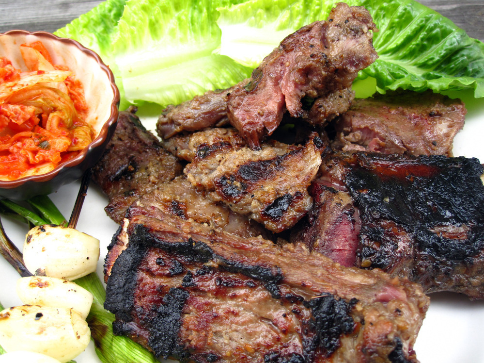 Korean Kalbi (Butterflied Sesame-Grilled Beef Short Ribs)
