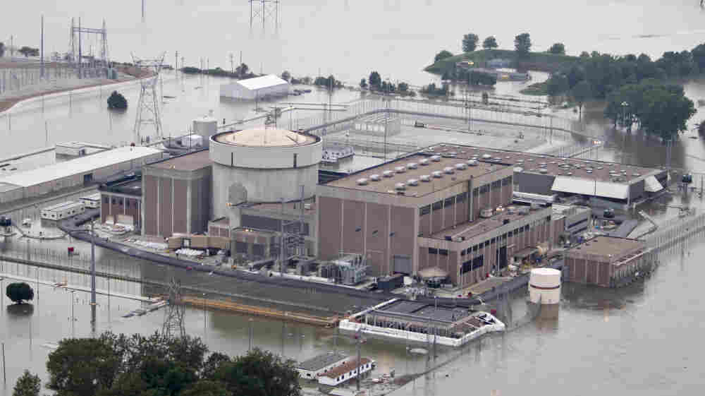 The Fort Calhoun nuclear power station in Fort Calhoun, Neb., currently shut down for refueling, is surrounded by floodwaters from the Missouri River on June 14. The Fort Calhoun nuclear power station in Fort Calhoun, Neb., currently shut down for refueling, is surrounded by floodwaters from the Missouri River on June 14.
