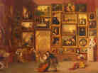 Samuel F. B. Morse, Gallery of the Louvre, 1831–1833, oil on canvas. Click here to enlarge.