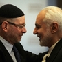 Imam Feisal Abdul Rauf (right), greets a Jewish colleague before speaking at the Council on Foreign Relations in September, 2010.