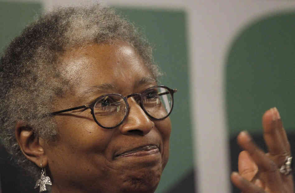U.S. activist and author Alice Walker speaks during Monday's news conference about the flotilla in Athens, Greece. U.S. activist and author Alice Walker speaks during Monday's news conference about the flotilla in Athens, Greece.