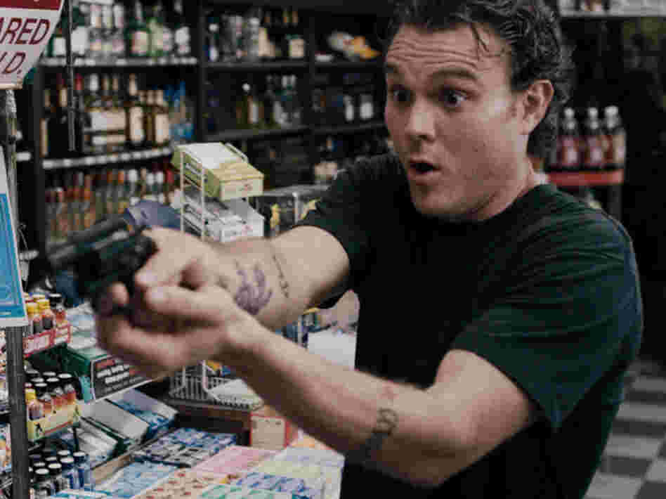 Seasoned criminal John Taylor (Clayne Crawford) holds up a bank and plots his escape meticulously, which makes it all the more improbable that he would allow himself to be rendered powerless by David Hyde Pierce.