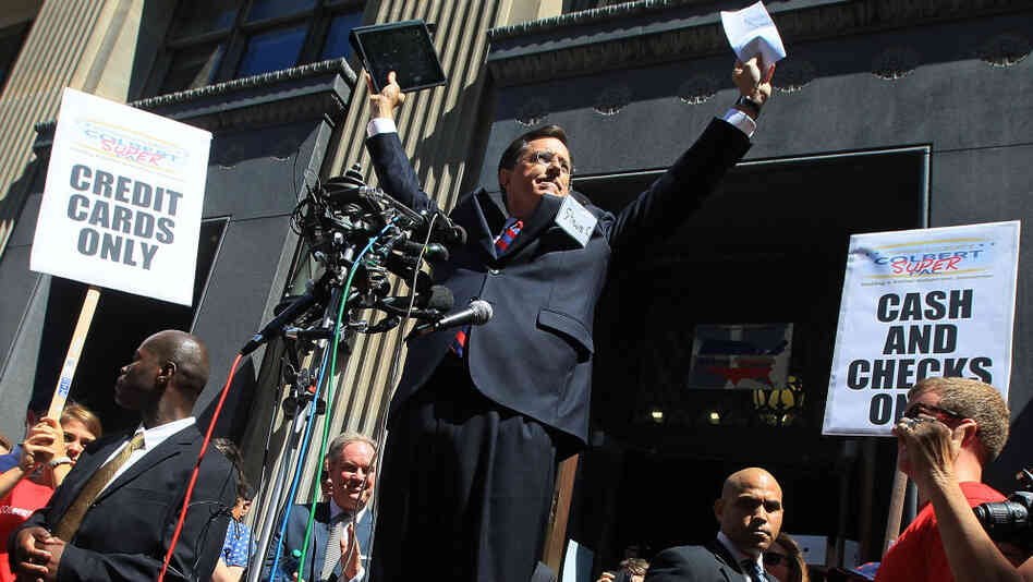 On Thursday, the Federal Election Commission gave comedian Stephen Colbert the OK to form a superPAC. On Thursday, the Federal Election Commission gave comedian Stephen Colbert the OK to form a superPAC.